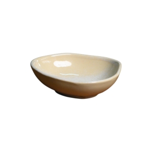 CUMBUCA OVAL ORGÂNICA LATTE 14,5CMX12CM