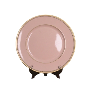 SOUSPLAT ROSA COM DOURADO